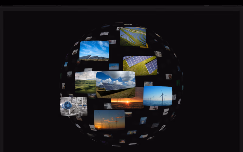Image sphere preview